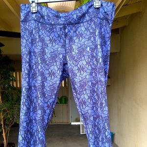 Purple workout tights/leggings XL